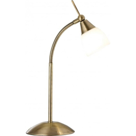 Searchlight 9961AB Exec 1 Light Touch Table Lamp Antique Brass 